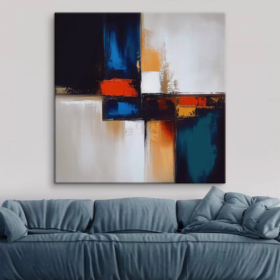 murales de pared abstracción multicolor s41650