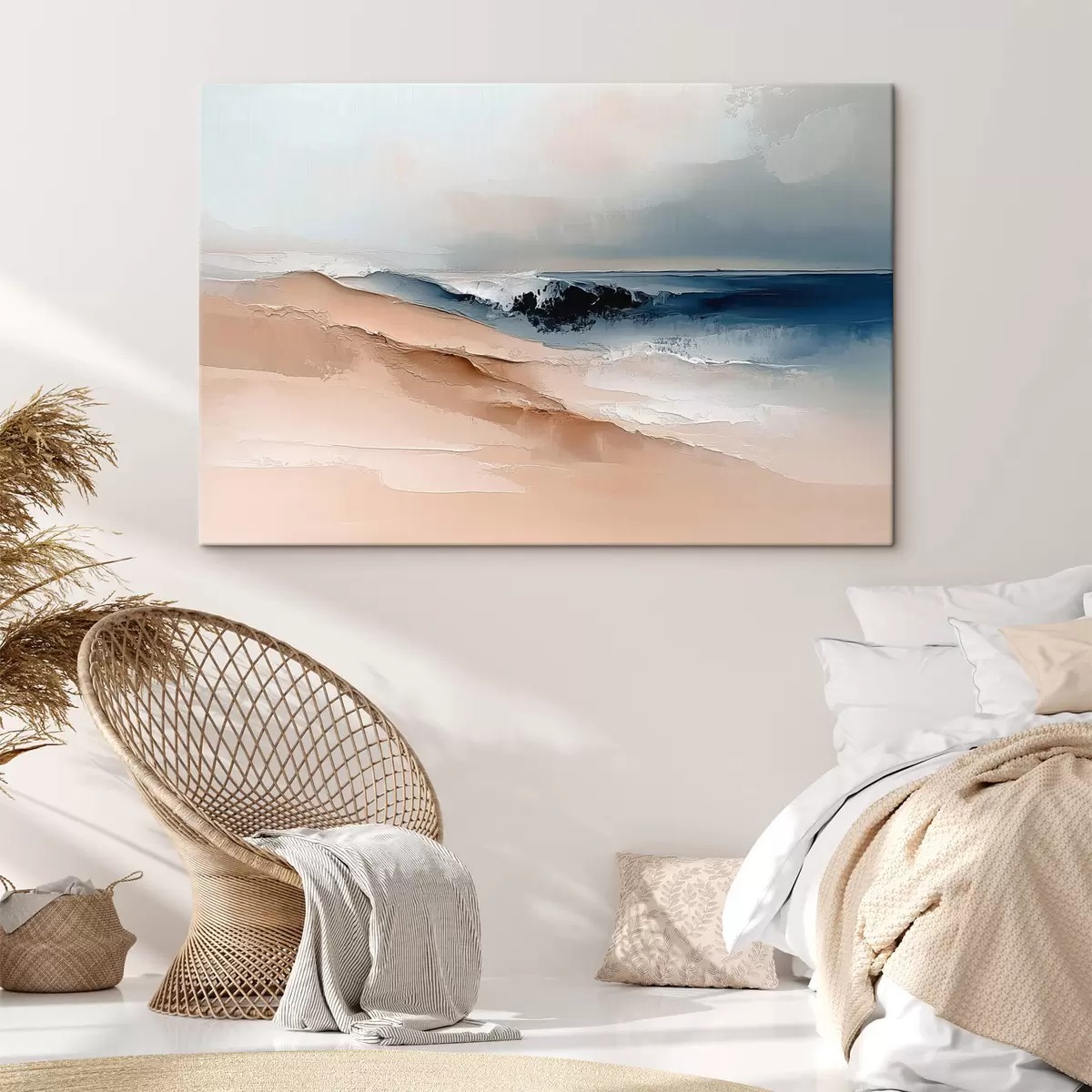 murales de pared Abstracto con ola oceánica s41654