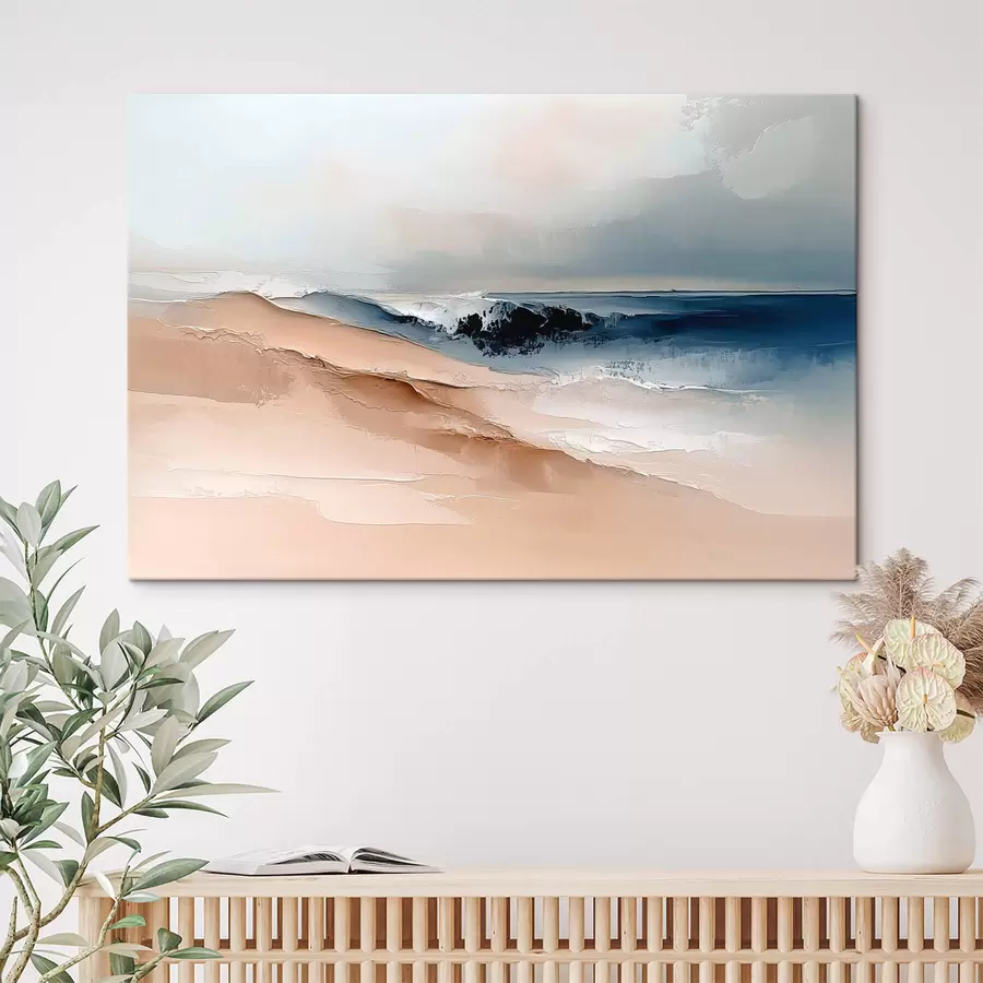 murales de pared Abstracto con ola oceánica s41654