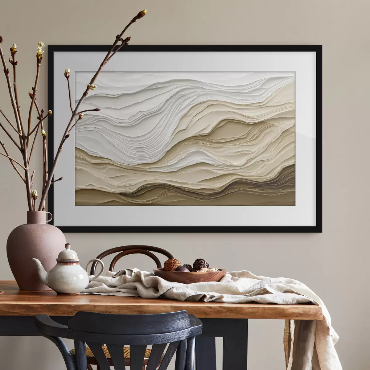Poster Horizontes ondulantes f41652