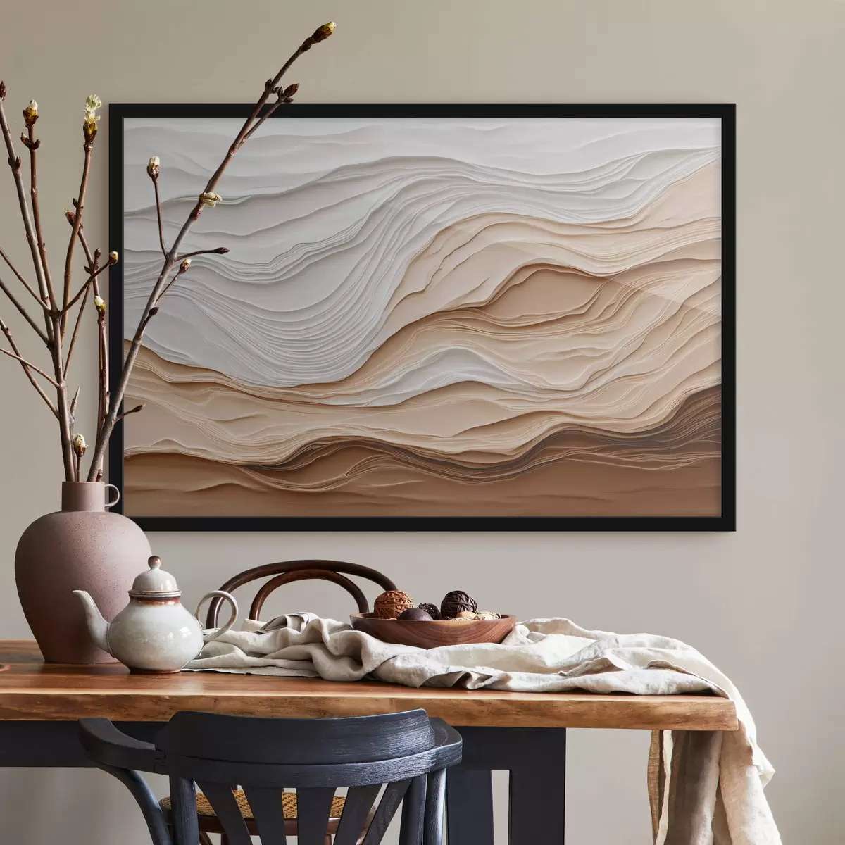 Poster Ondas abstractas f41652