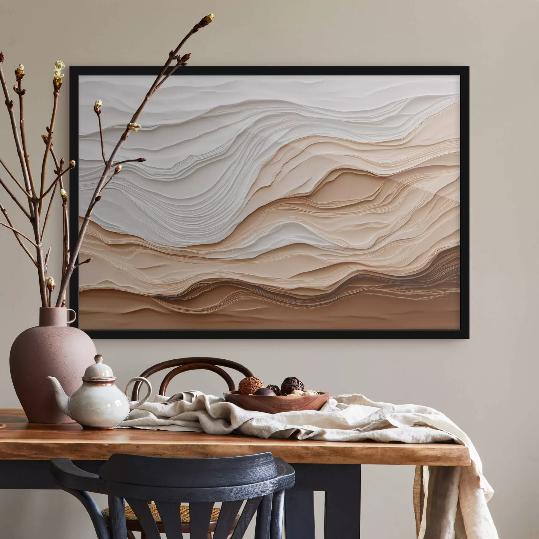 murales de pared Ondas abstractas f41652