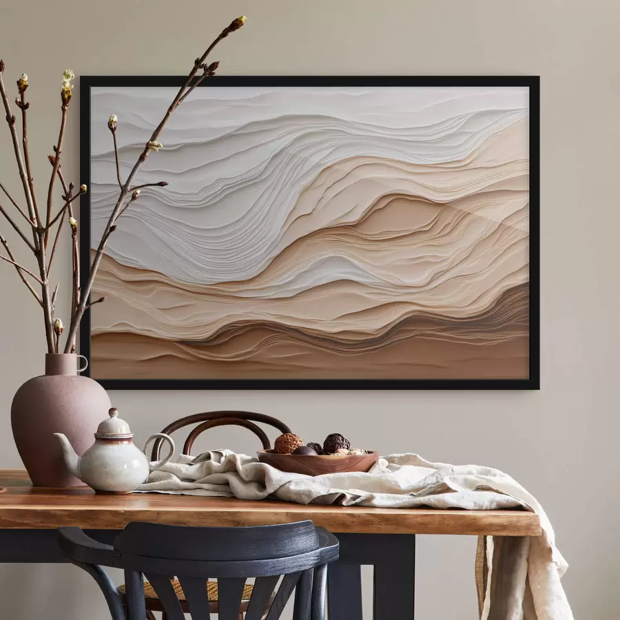 murales de pared Ondas abstractas f41652