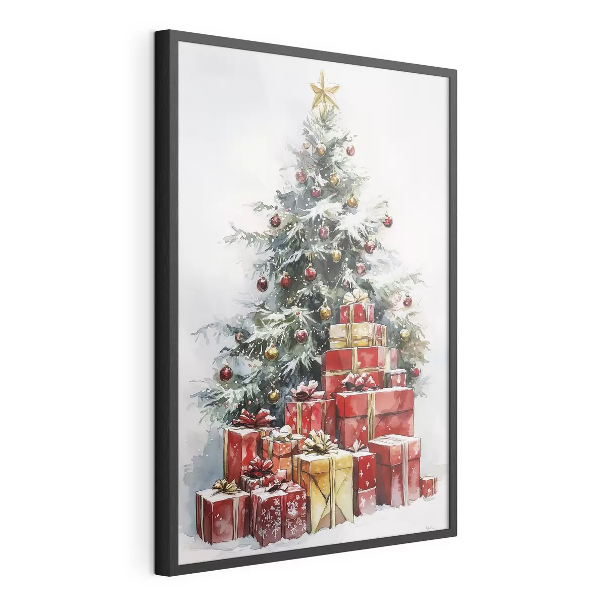 Poster Bajo el árbol de Navidad f41953