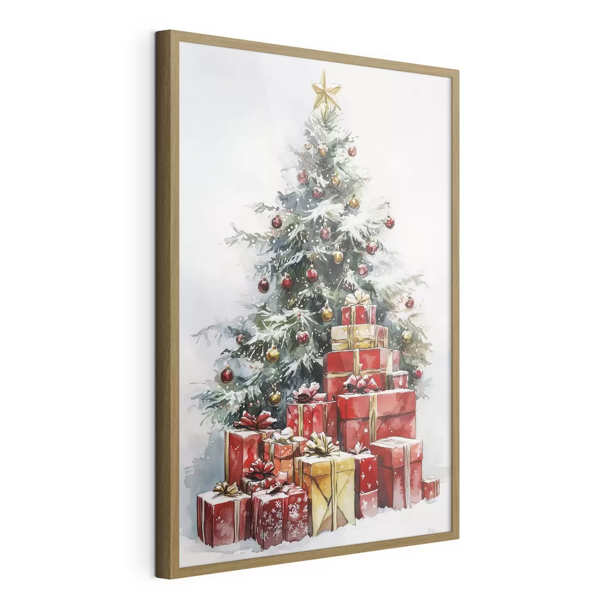 Poster Bajo el árbol de Navidad f41953