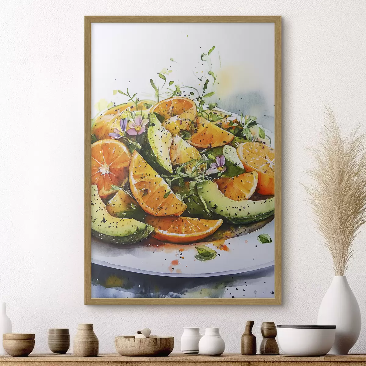 Poster Colores en el plato f41957
