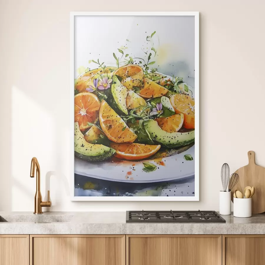 murales de pared Colores en el plato f41957