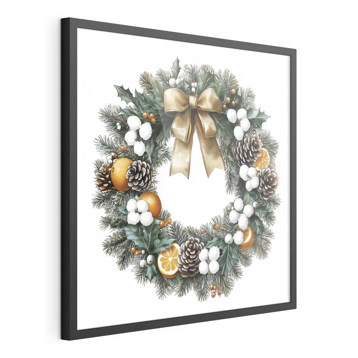 Poster Corona de una Navidad cálida f41962