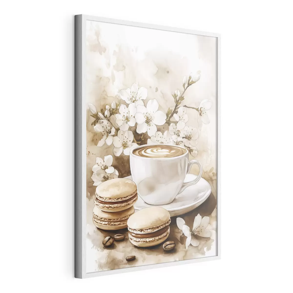Poster Café con macarons f41965