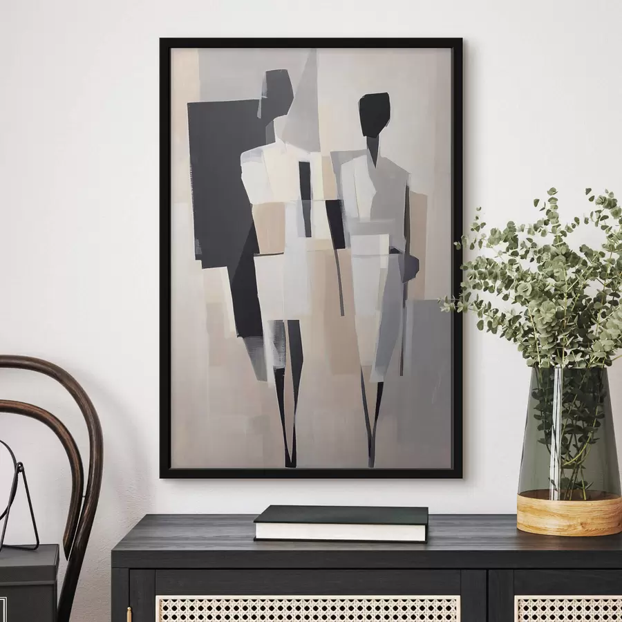 murales de pared siluetas abstractas f41844