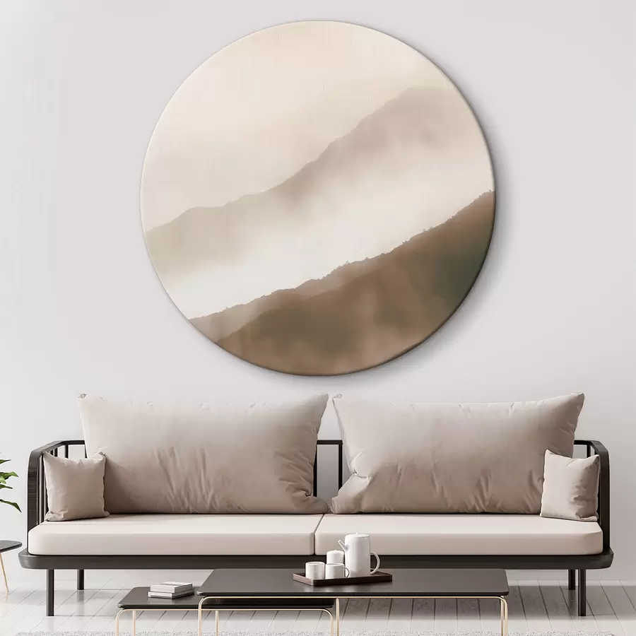 murales de pared Abstracción beige bajo acuarela r38640