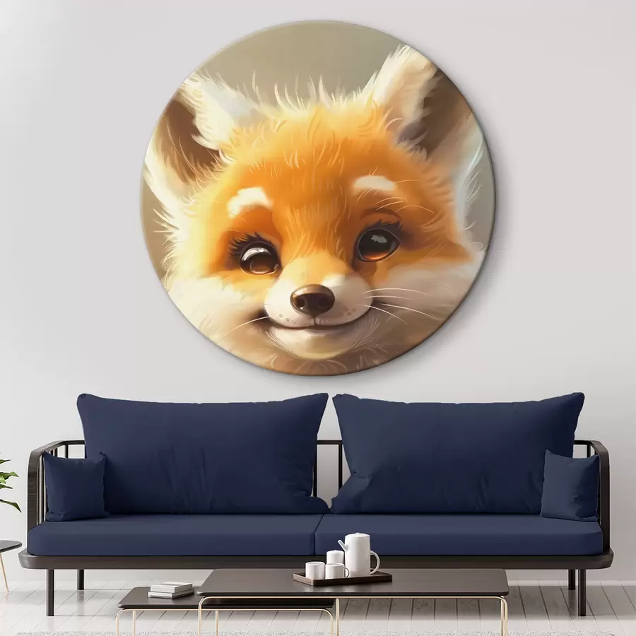 murales de pared Un lindo zorrito r38754