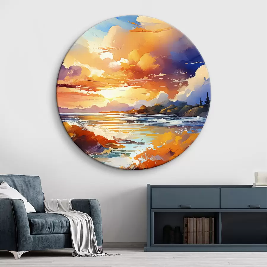 murales de pared Tormenta al amanecer r38845