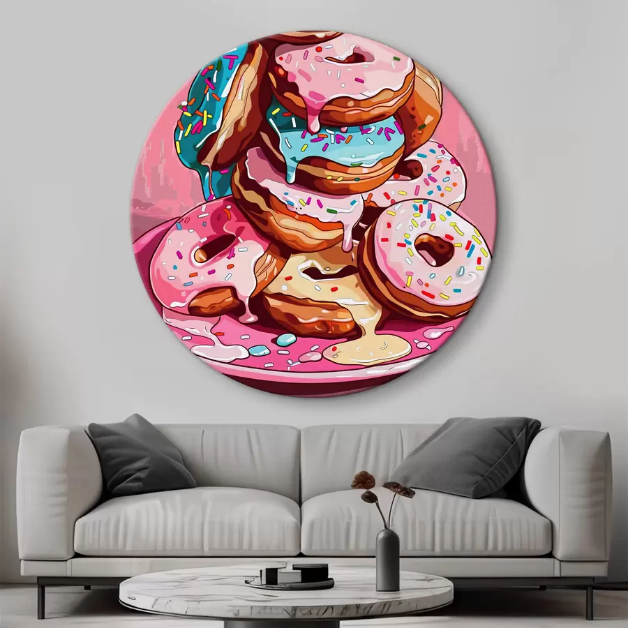 murales de pared donas r39043