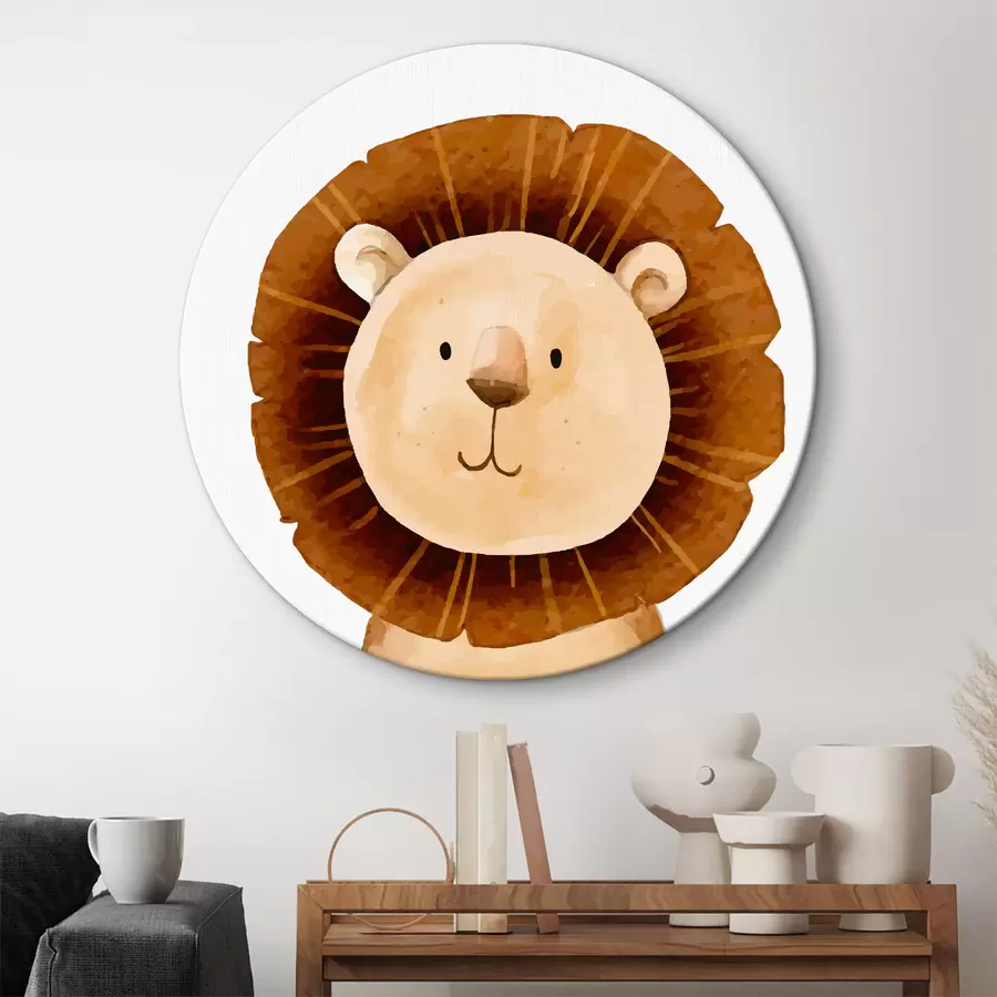 murales de pared Un lindo cachorro de león r37921