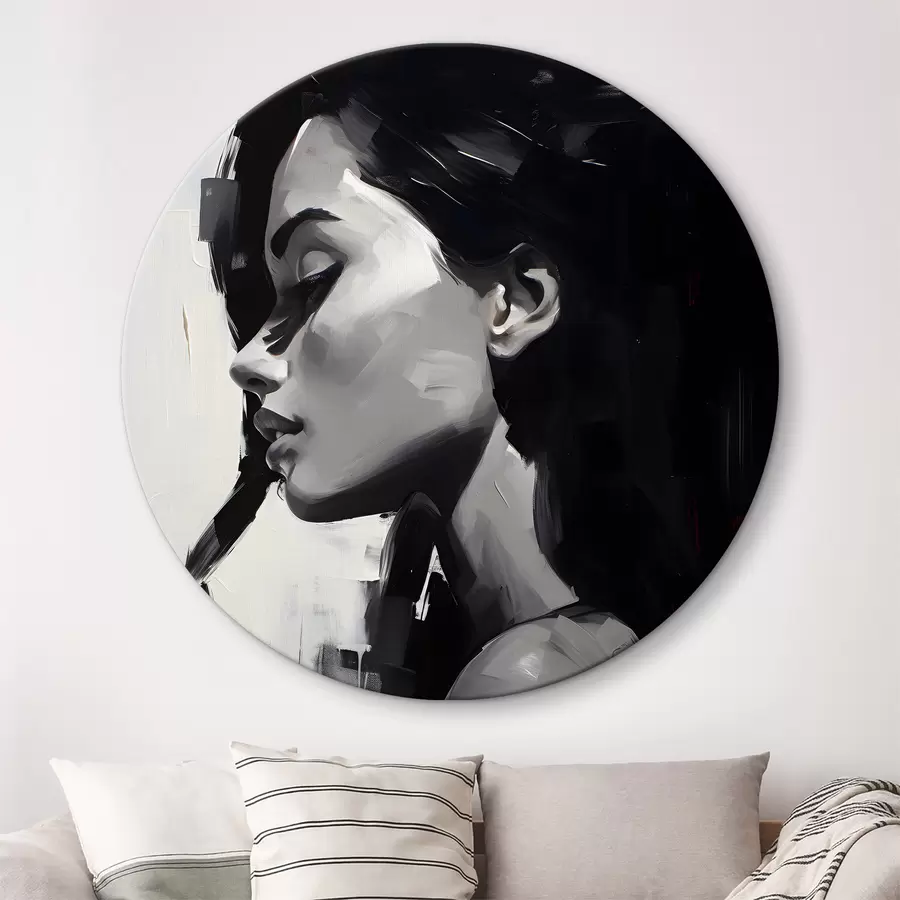 murales de pared Un sensual retrato de una bella mujer r36158