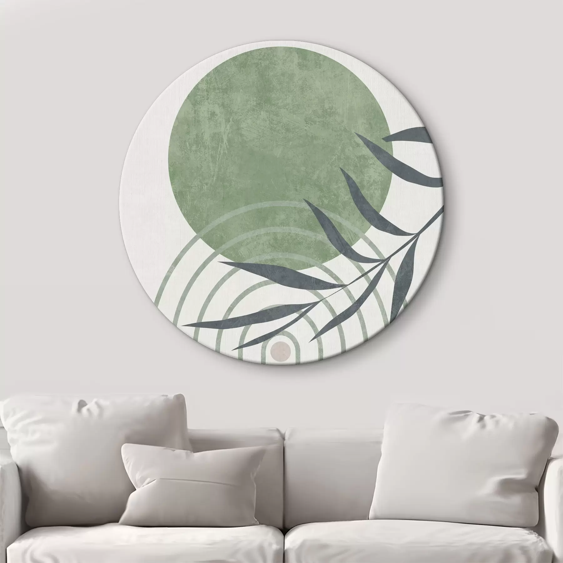 murales de pared La geometría abstracta de arcos, líneas y círculos es una tendencia moderna r36421