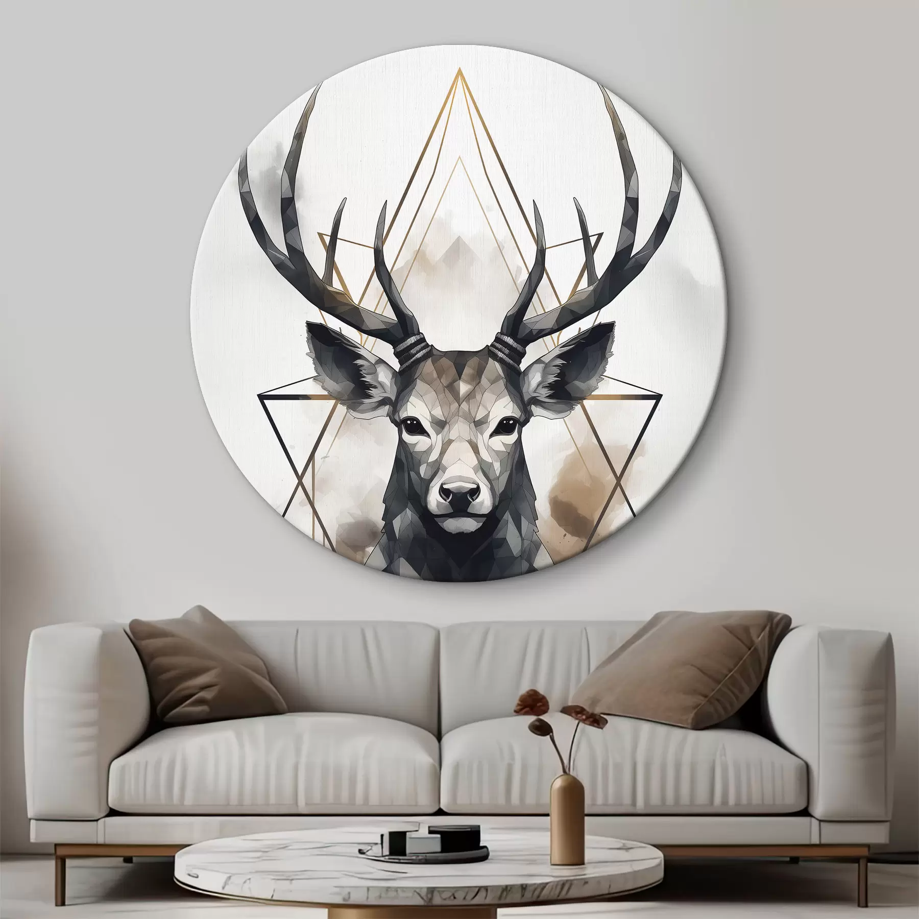 murales de pared Ciervo abstracto r37257