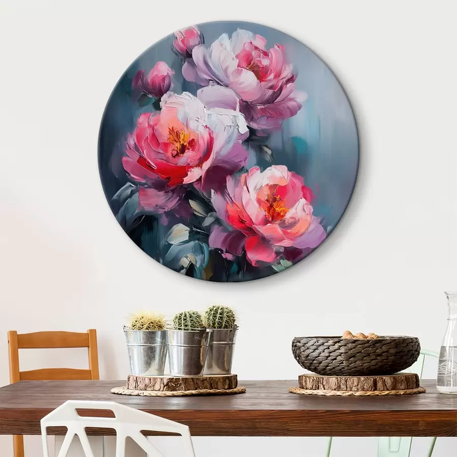 murales de pared Peonias abstractas r40127