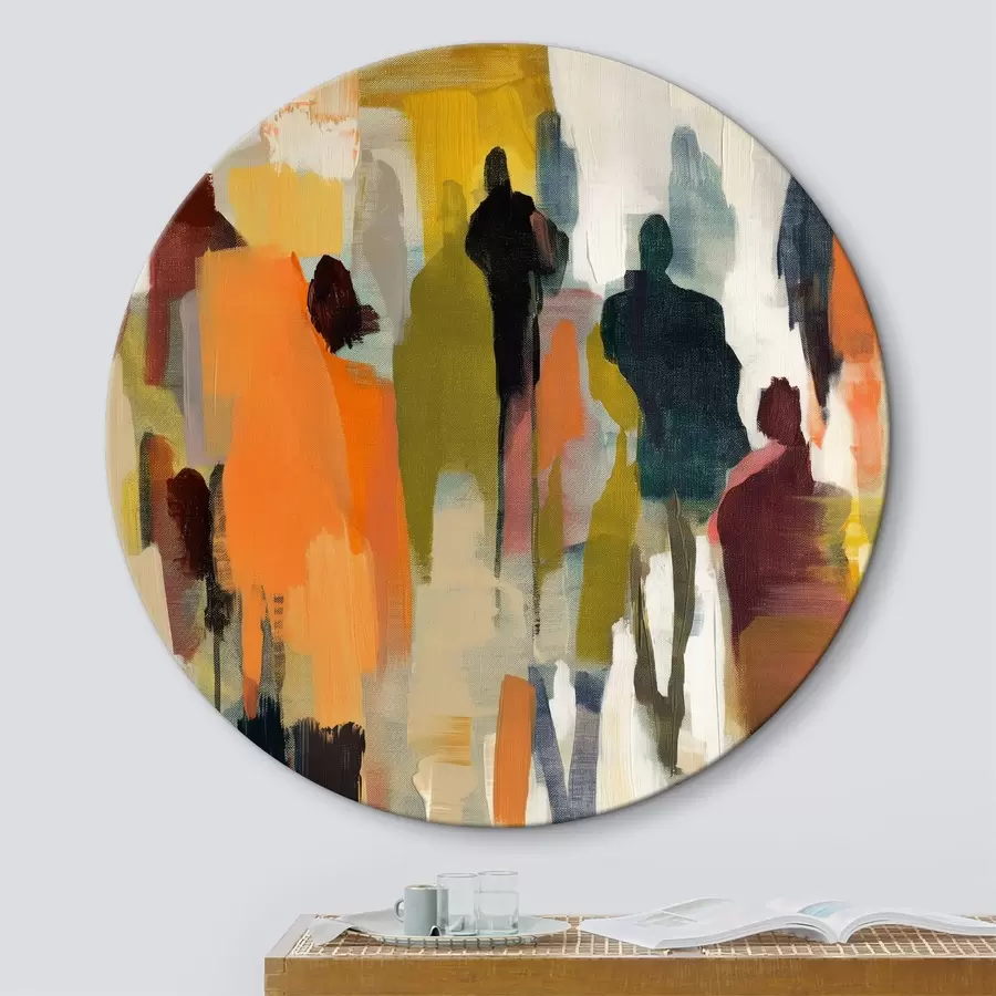 murales de pared gente abstracta r39098