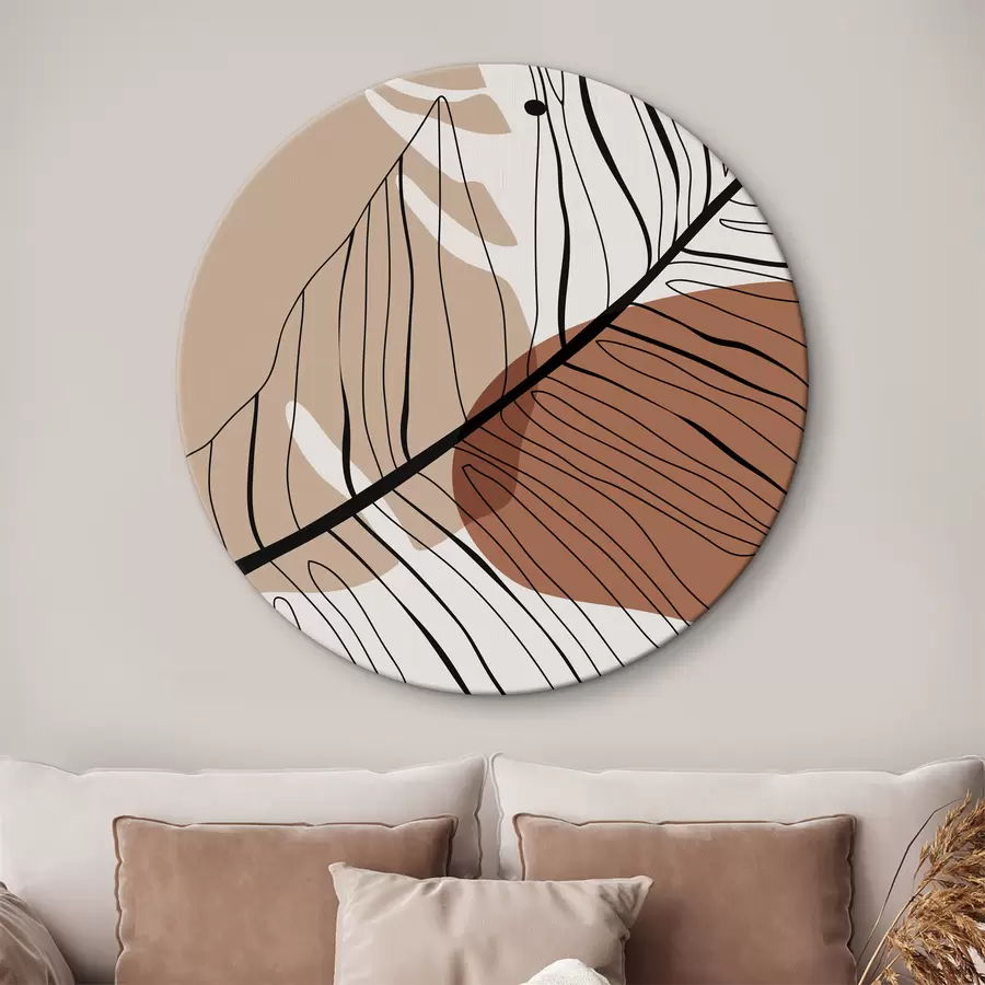 murales de pared Plantas abstractas r37029