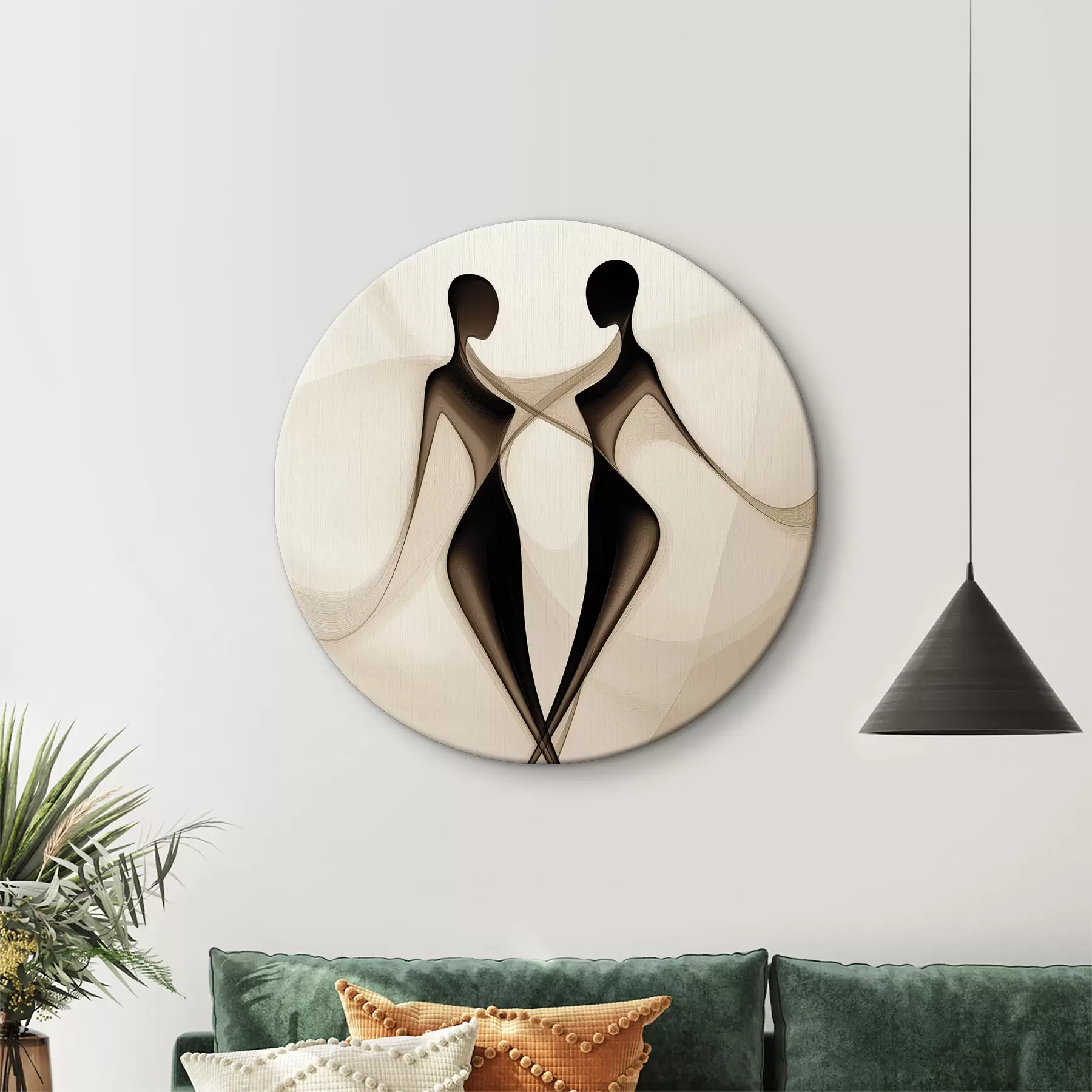 murales de pared siluetas abstractas r40279