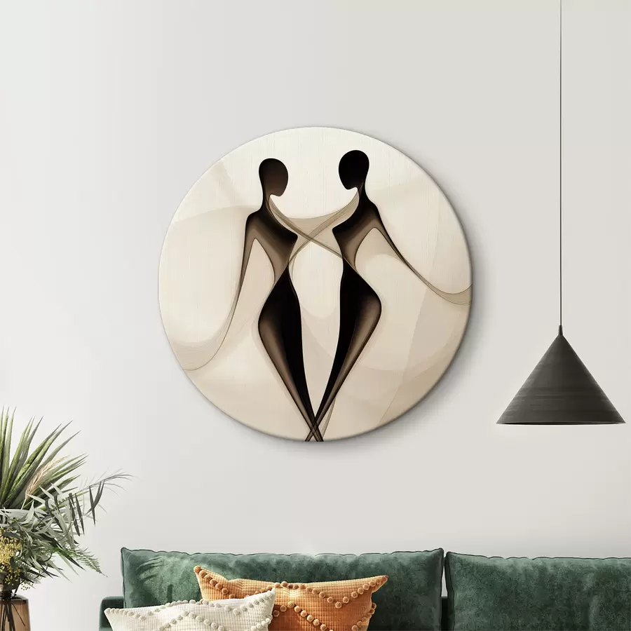 murales de pared siluetas abstractas r40279