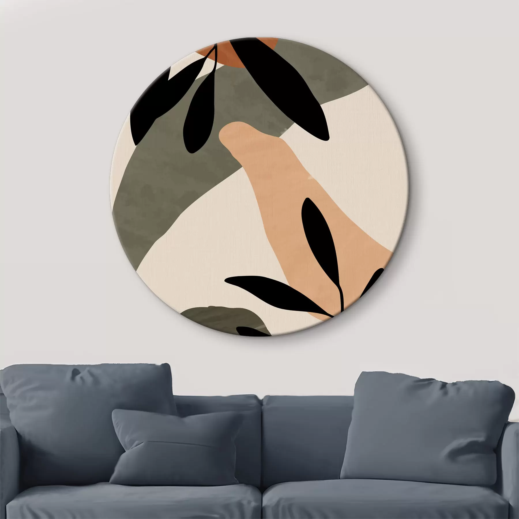 murales de pared Abstracción en colores beige r36480