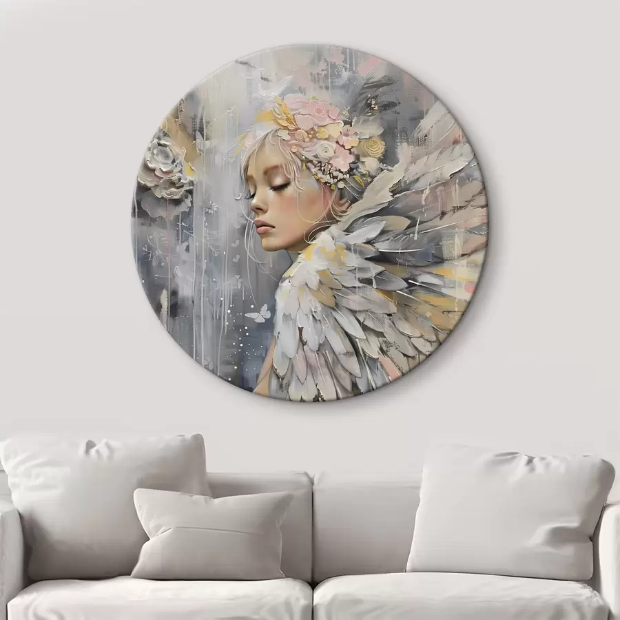 murales de pared Chica Angel r38795