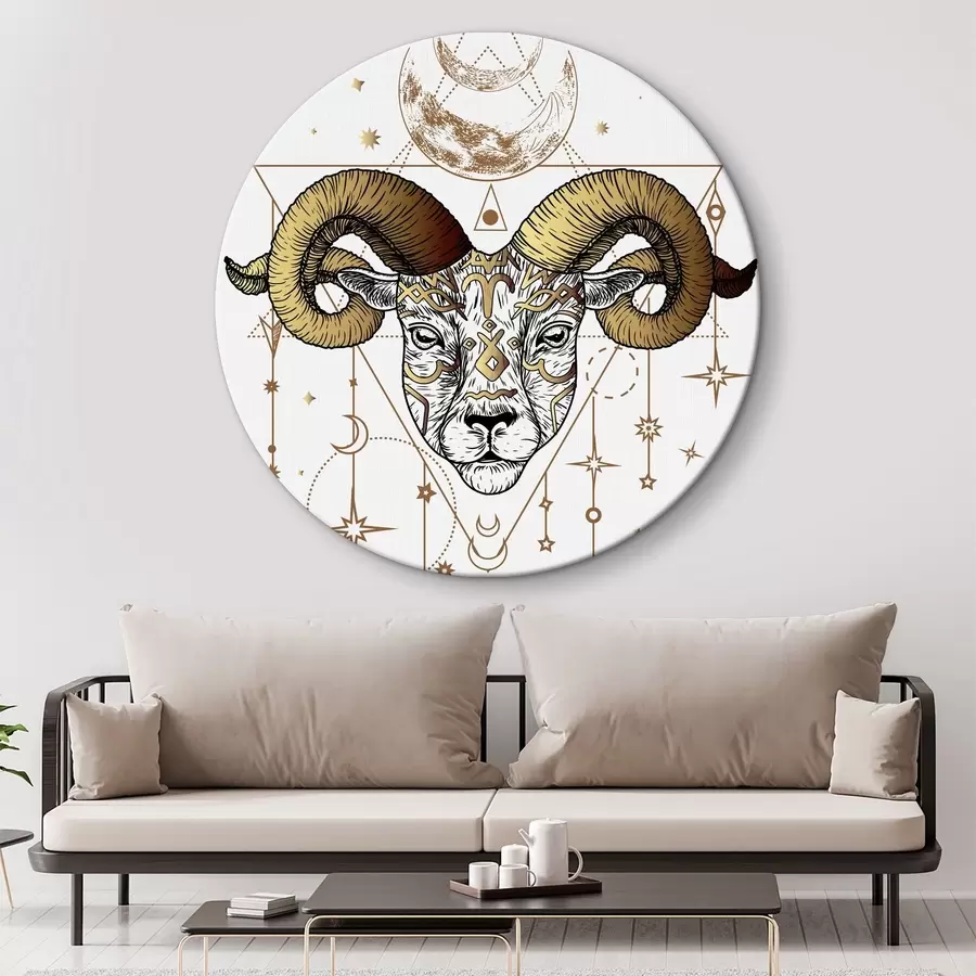 murales de pared signo zodiacal aries r37183