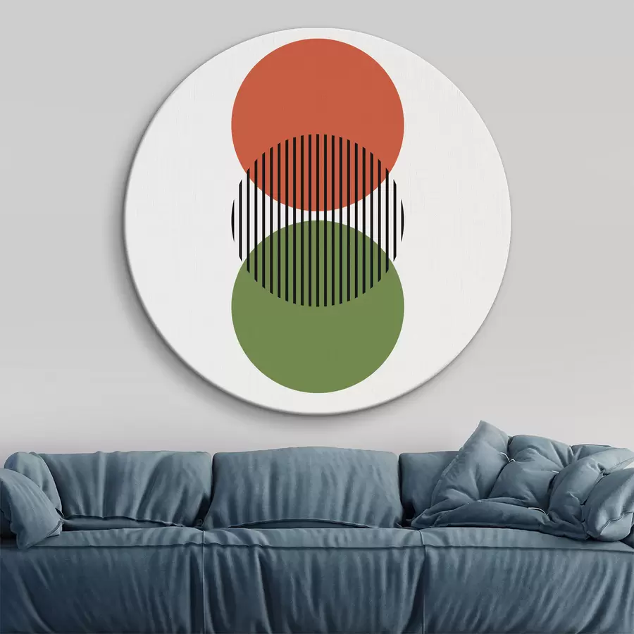 murales de pared Abstracción geométrica de la Bauhaus r39263