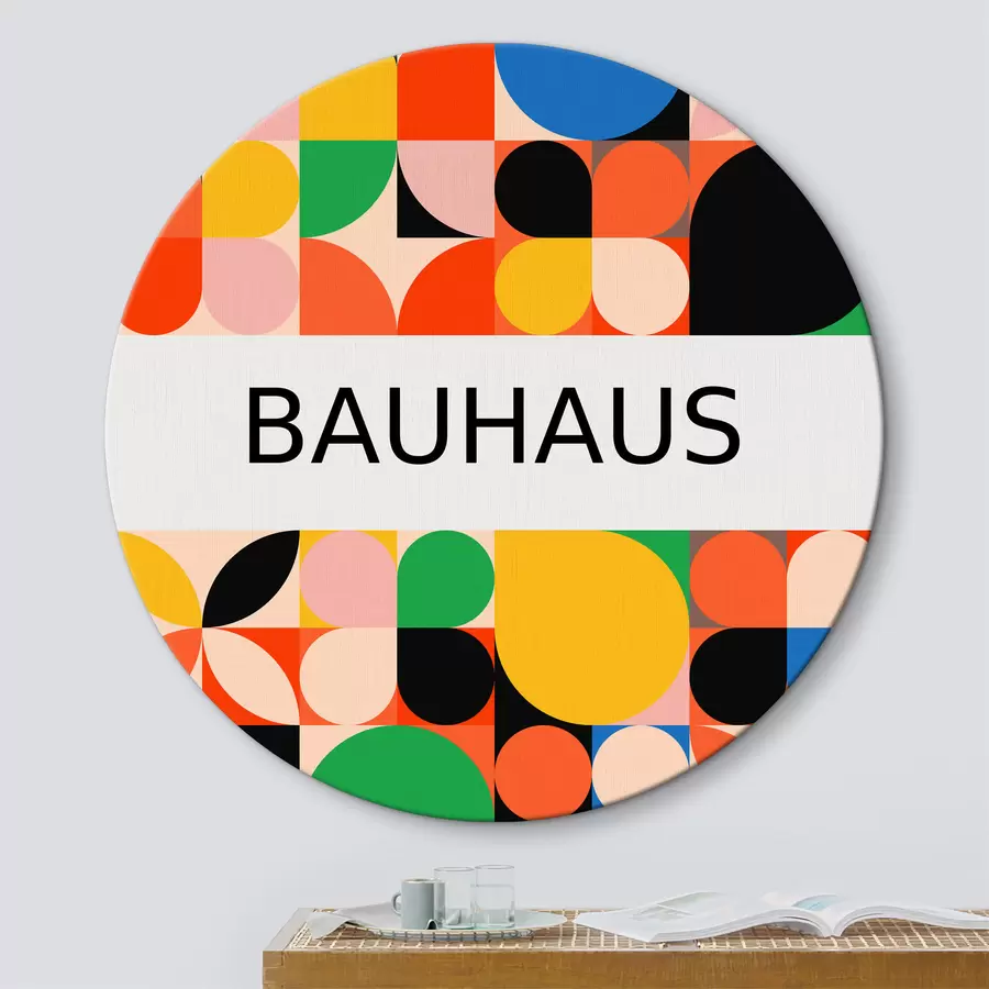 murales de pared Abstracción geométrica de la Bauhaus r39270