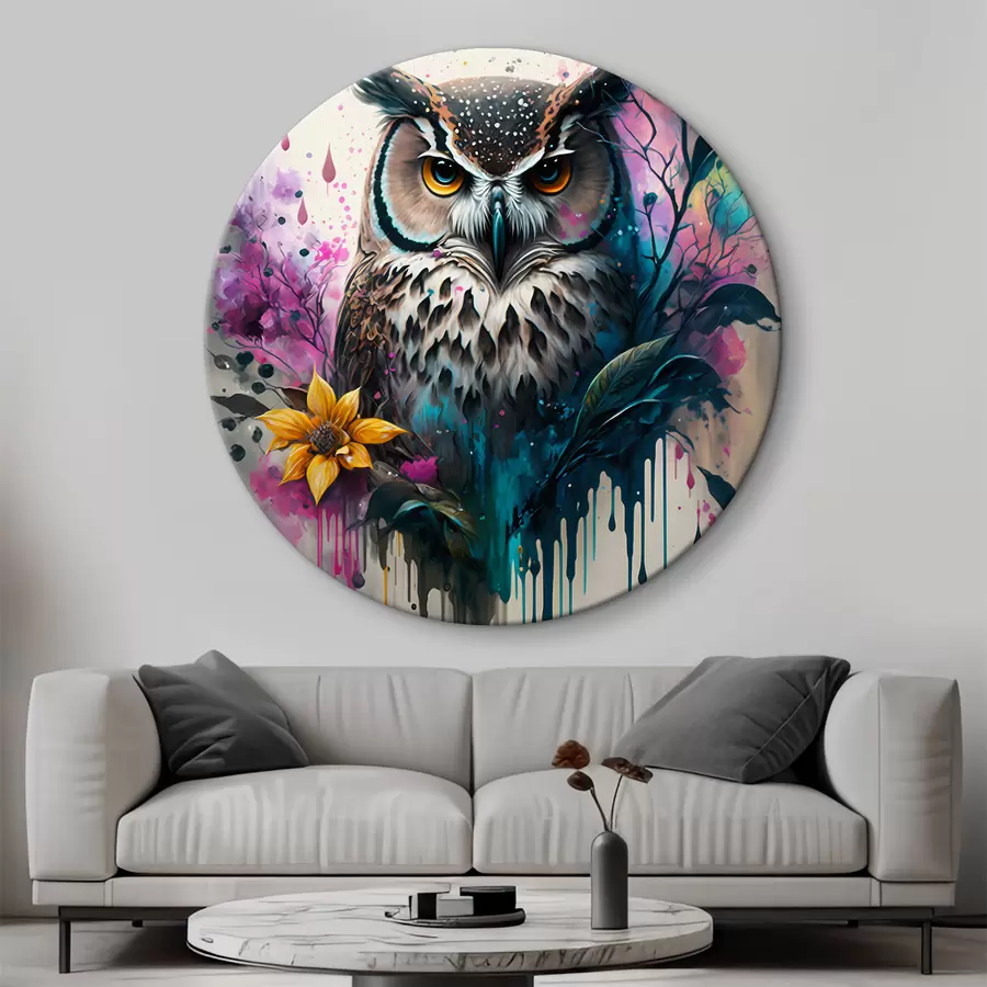 murales de pared Pájaro, organismo y pintura r35348