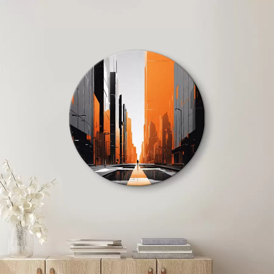 murales de pared Ciudad del futuro r40336