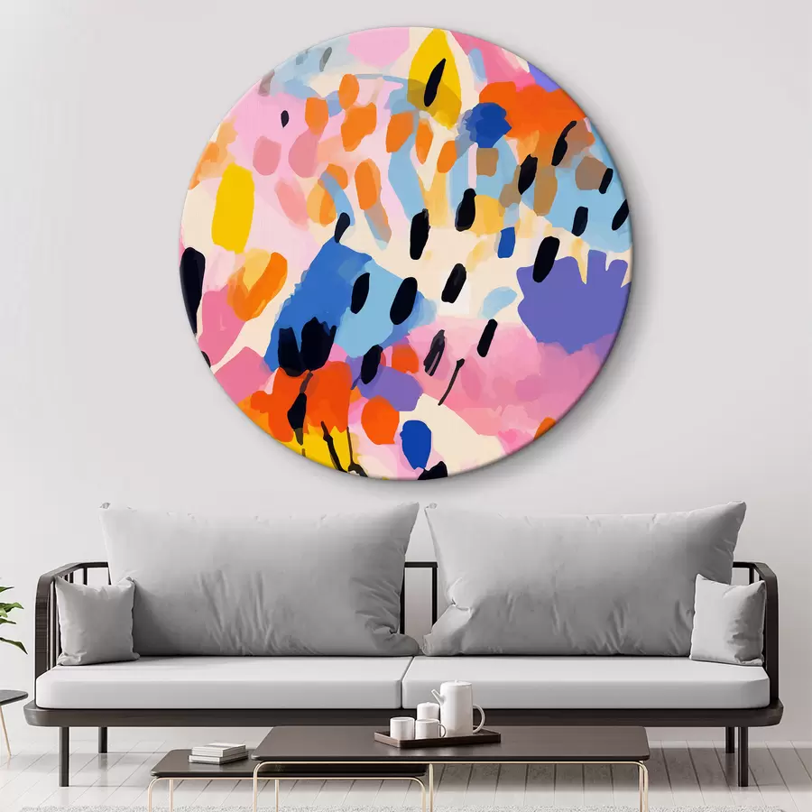 murales de pared Abstracción colorista II r36597