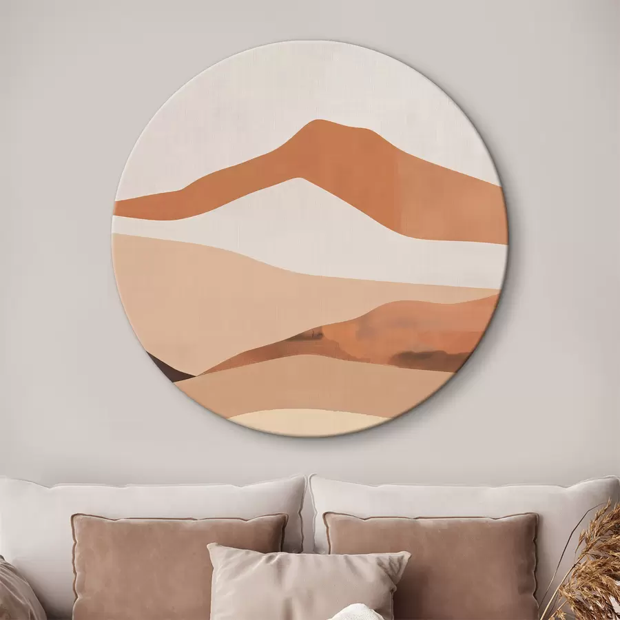 murales de pared Montañas de colores r38749