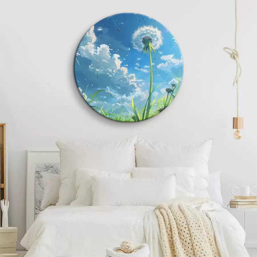 murales de pared Diente de león en el campo r39794