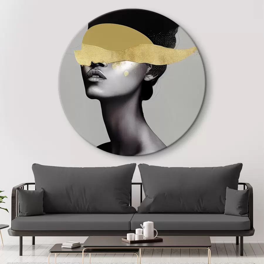 murales de pared Ceja, sombrero y mandíbula r34862