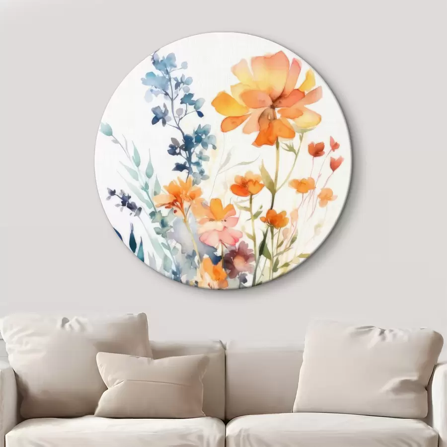 murales de pared Flor, planta y pintura r33645