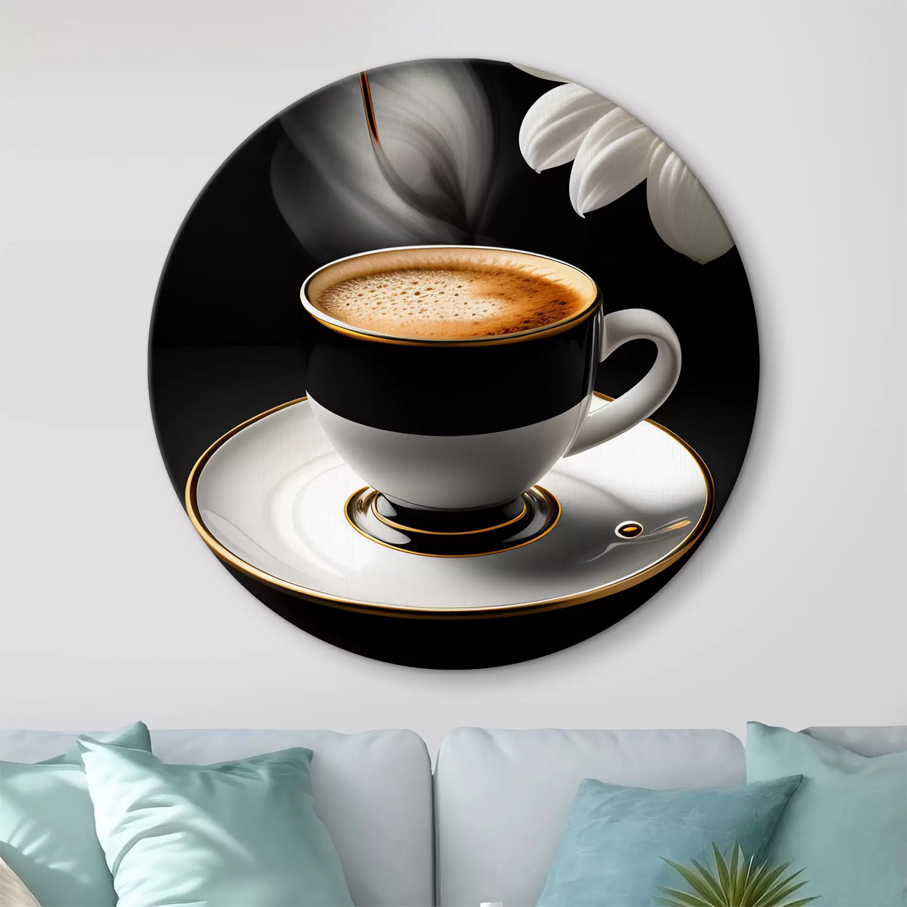 murales de pared Flores, vajilla y alimentos r32167