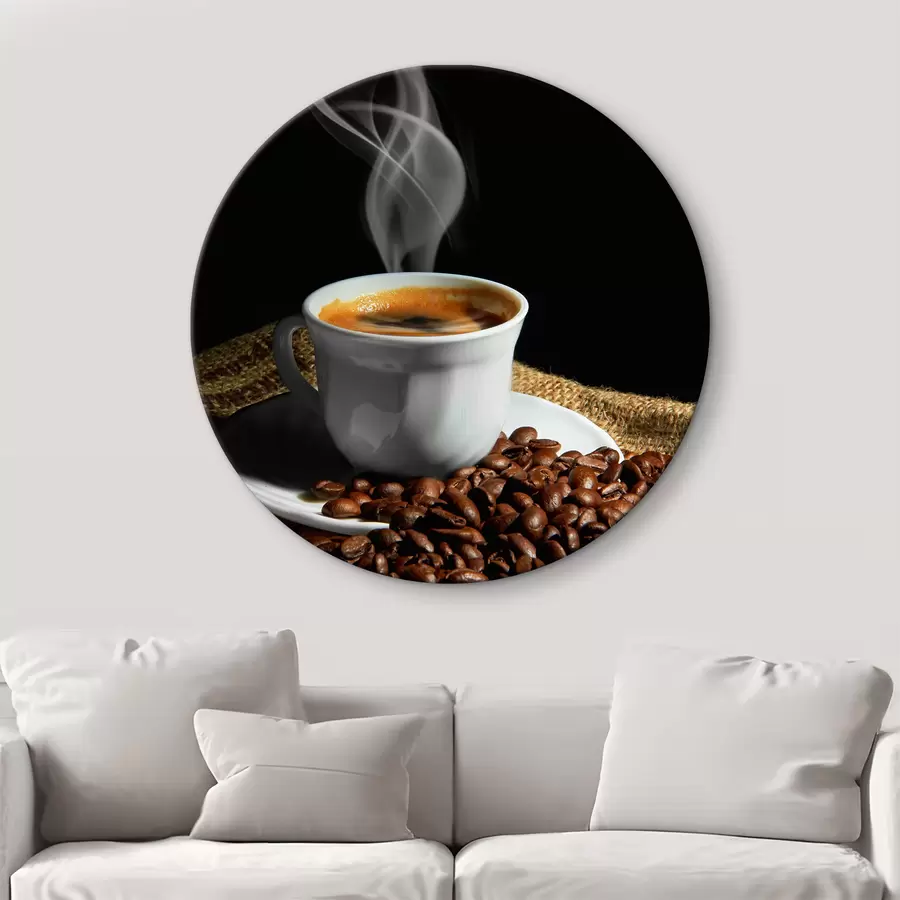 murales de pared Alimentación, café de origen único y vajilla r07770