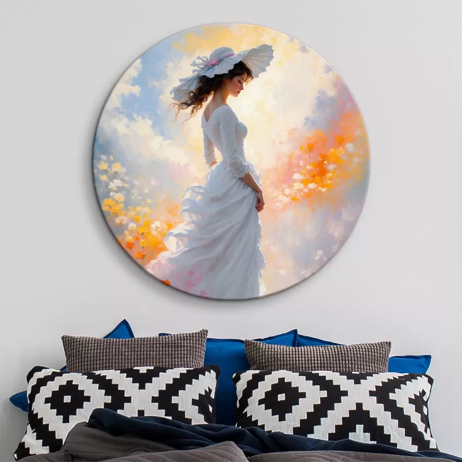 murales de pared chica en flores r38570