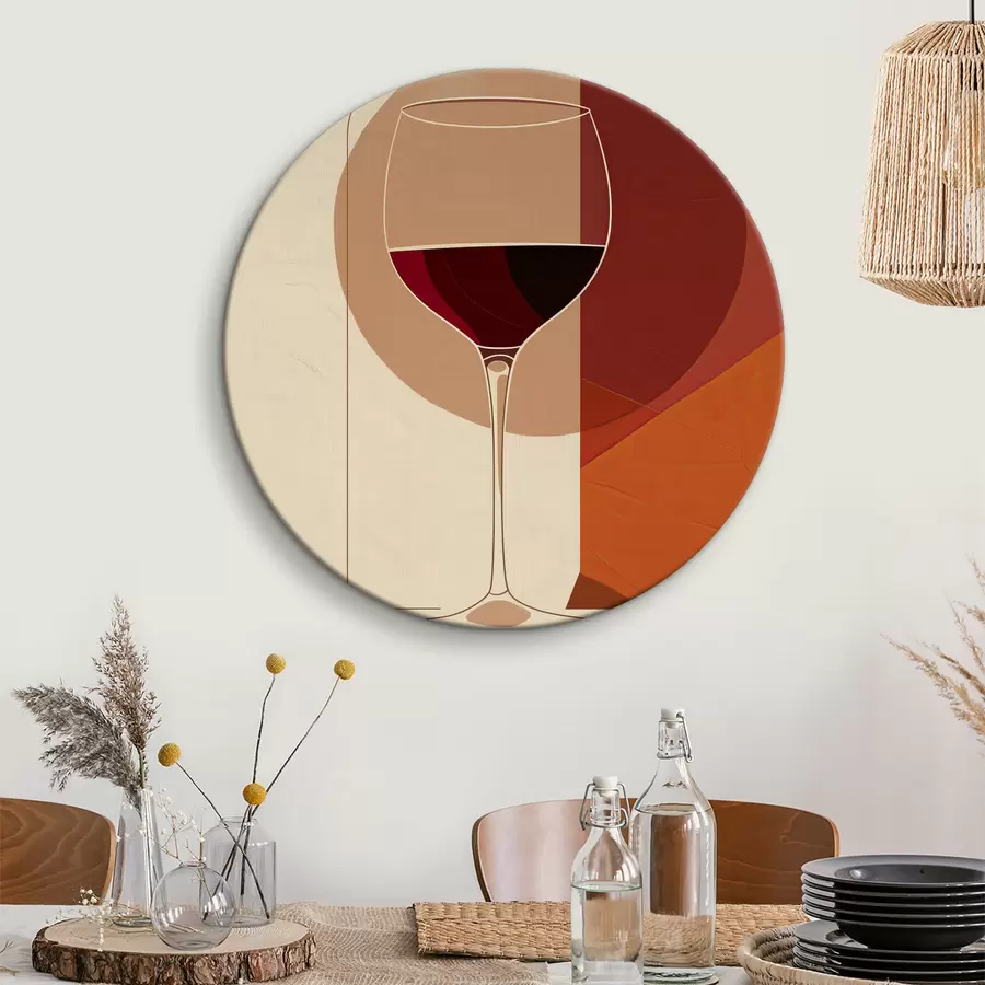 murales de pared Copa con vino r40192