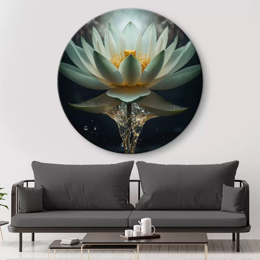 murales de pared lirio en crecimiento r38435