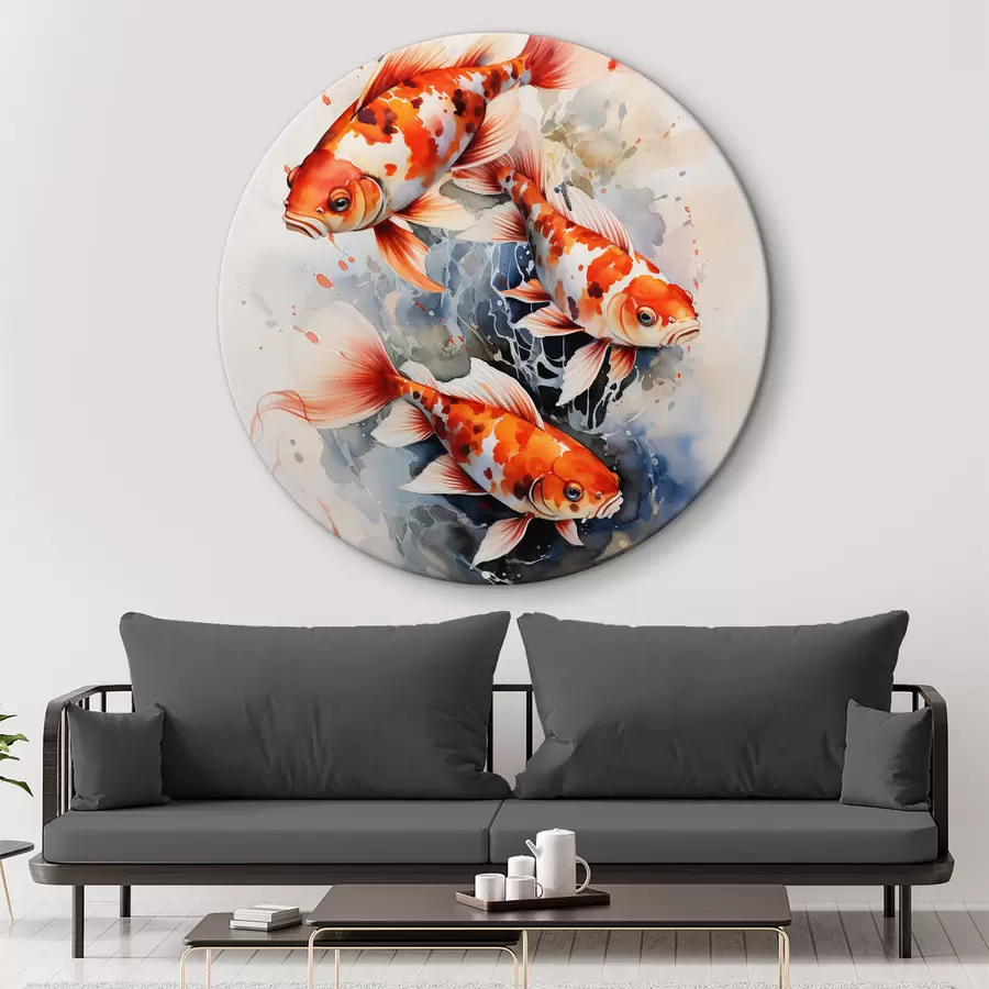 murales de pared Koi, aleta y líquido r34247