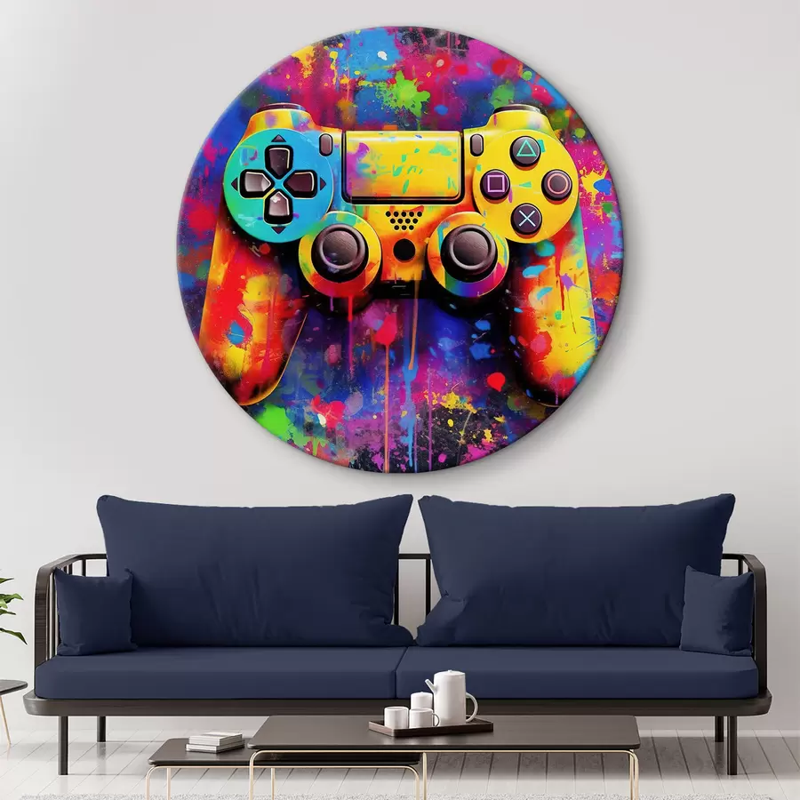 murales de pared Luz, verde e iluminación r34265