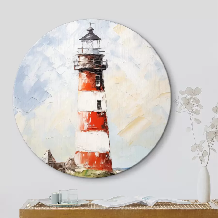 murales de pared Cuadro faro en la isla r40223