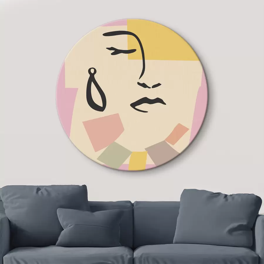 murales de pared Imagen minimalista al estilo de Henri Matisse r36306