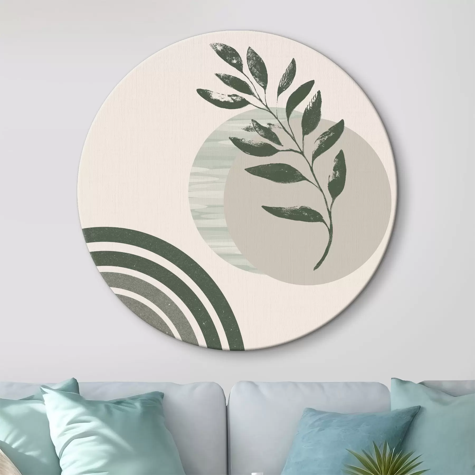 murales de pared Estilo boho moderno minimalista abstracto r36176