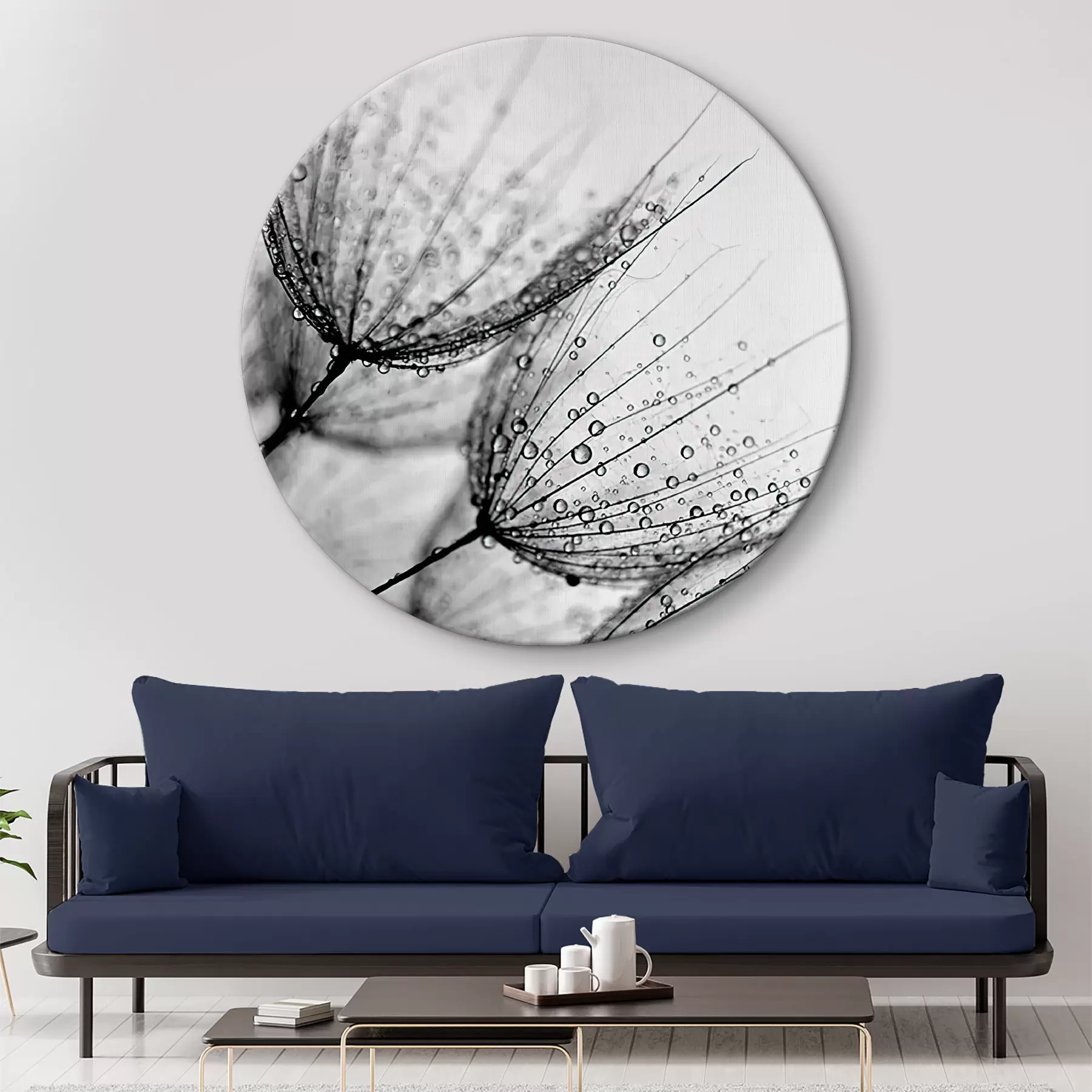 murales de pared Planta, rama y línea r20828